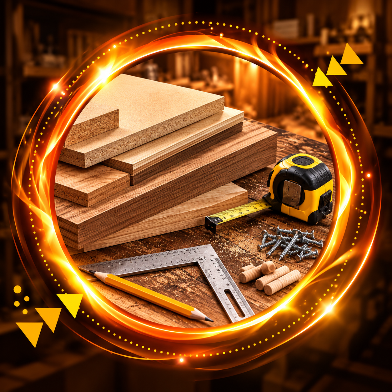 Lista de materiais dos projetos